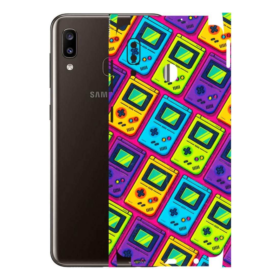 Samsung A/S Series Phone Skins (All Models) - Gameboy Colourful - 3D Embossed Finish (L-266) Samsung Galaxy A20
