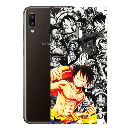 Samsung A/S Series Phone Skins (All Models) - Anime Comics Games Doodles - 3D Embossed Finish (L-27) Samsung Galaxy A20