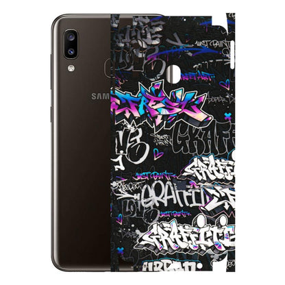 Samsung A/S Series Phone Skins (All Models) - Graffiti Killer - 3D Embossed Finish (L-274) Samsung Galaxy A20