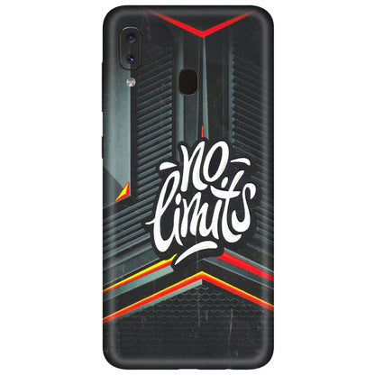 Samsung A/S Series Phone Skins (All Models) - No Limits - 3D Embossed Finish (L-286) Samsung Galaxy A20