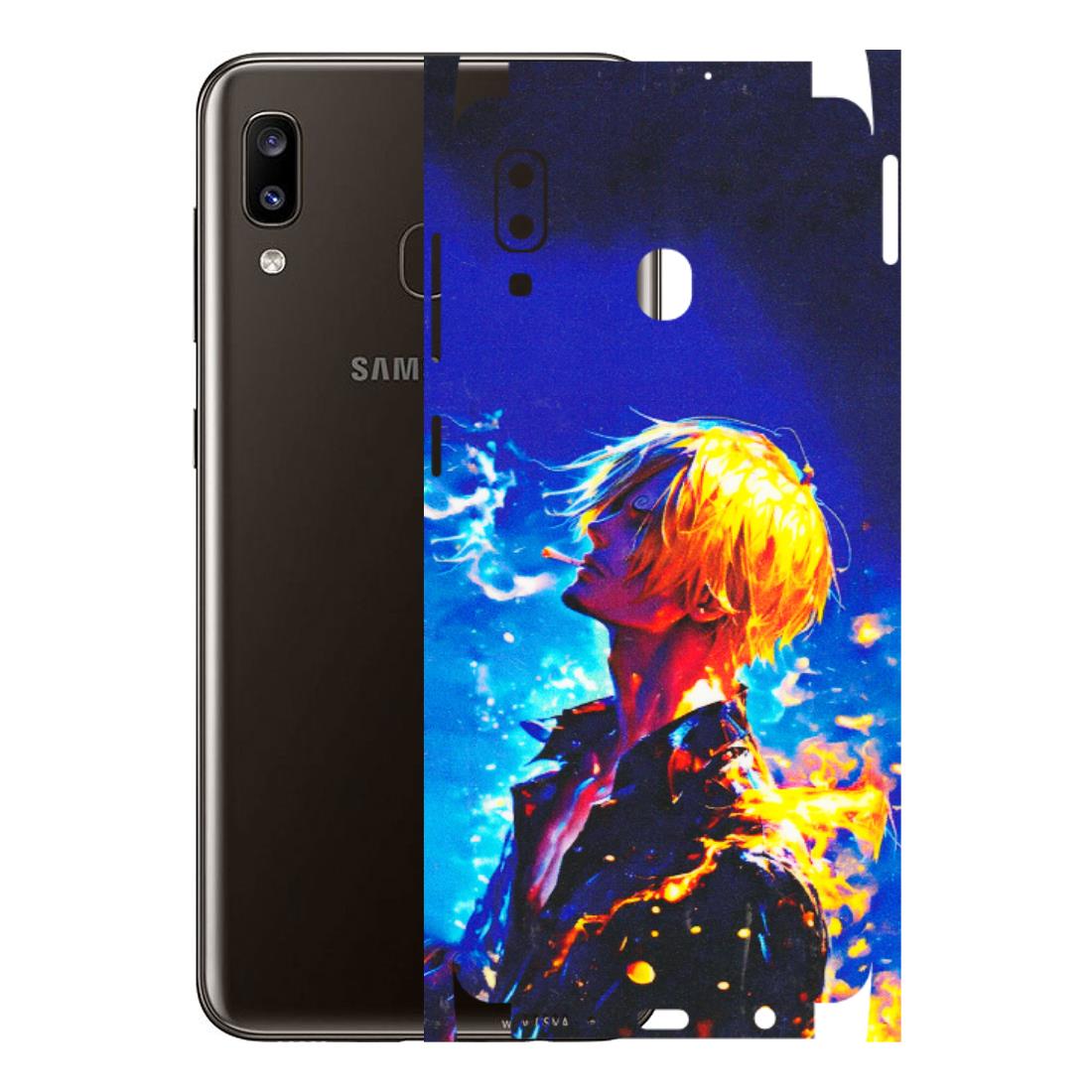 Samsung A/S Series Phone Skins (All Models) - Sanji Vinsmoke One Piece - 3D Embossed Finish (L-319) Samsung Galaxy A20