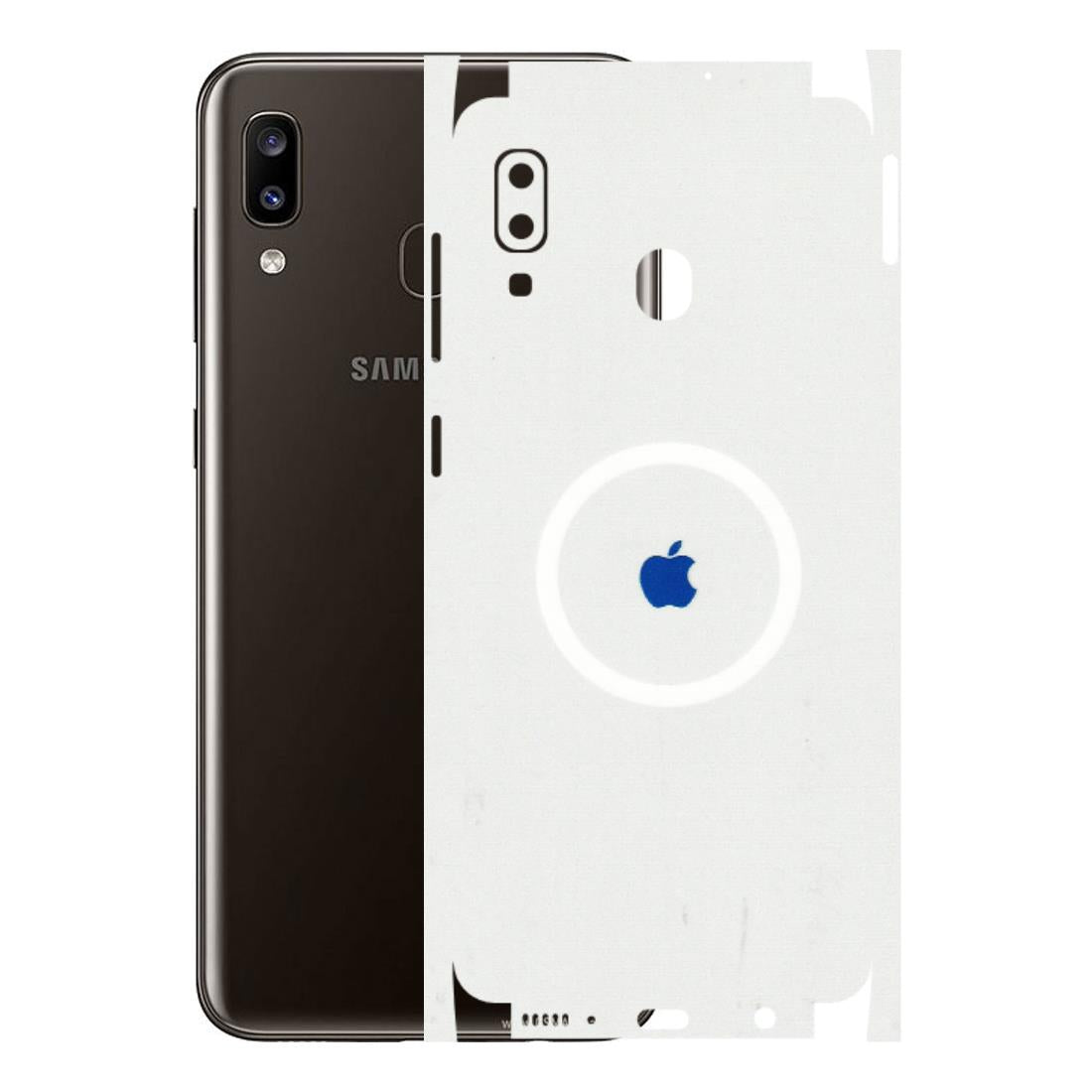 Samsung A/S Series Phone Skins (All Models) - iPhone Magsafe Logo - 3D Embossed Finish (L-320) Samsung Galaxy A20