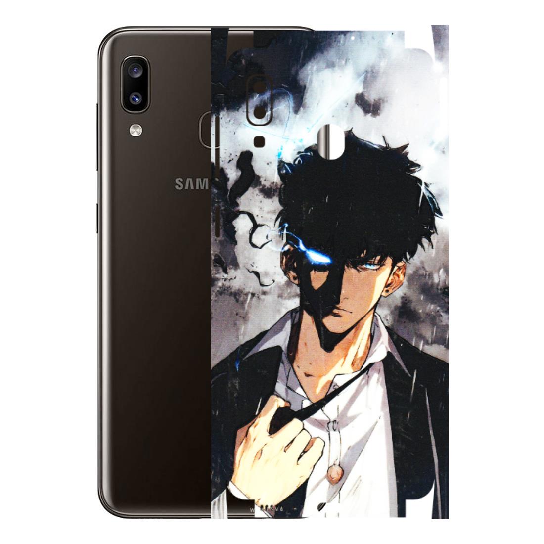 Samsung A/S Series Phone Skins (All Models) - Sung Jinwoo Manhwa Anime - 3D Embossed Finish (L-328) Samsung Galaxy A20