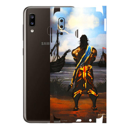 Samsung A/S Series Phone Skins (All Models) - Heavenly God Figure - 3D Embossed Finish (L-34) Samsung Galaxy A20