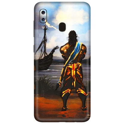 Samsung A/S Series Phone Skins (All Models) - Heavenly God Figure - 3D Embossed Finish (L-34) Samsung Galaxy A20