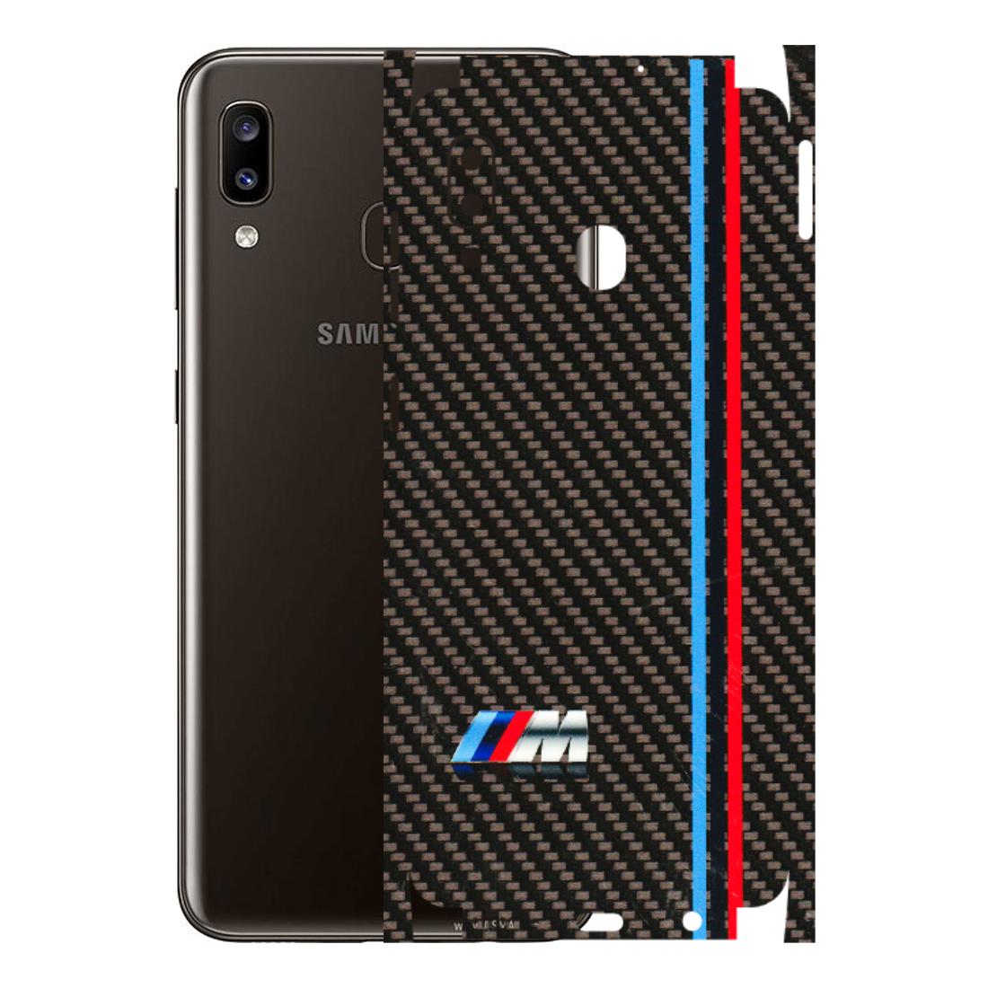 Samsung A/S Series Phone Skins (All Models) - BM Carbon Fiber Feels - 3D Embossed Finish (L-38) Samsung Galaxy A20