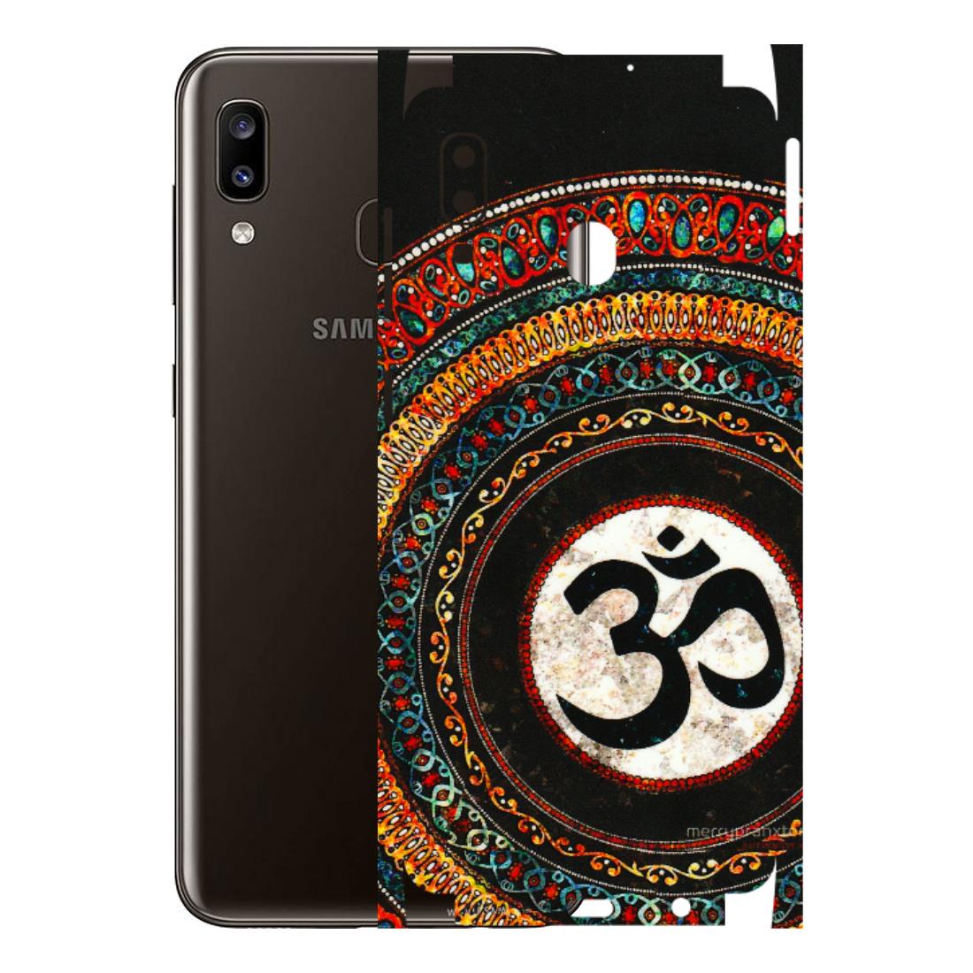 Samsung A/S Series Phone Skins (All Models) - Aum Chant Abstract - 3D Embossed Finish (L-42) Samsung Galaxy A20