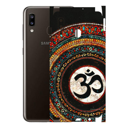 Samsung A/S Series Phone Skins (All Models) - Aum Chant Abstract - 3D Embossed Finish (L-42) Samsung Galaxy A20