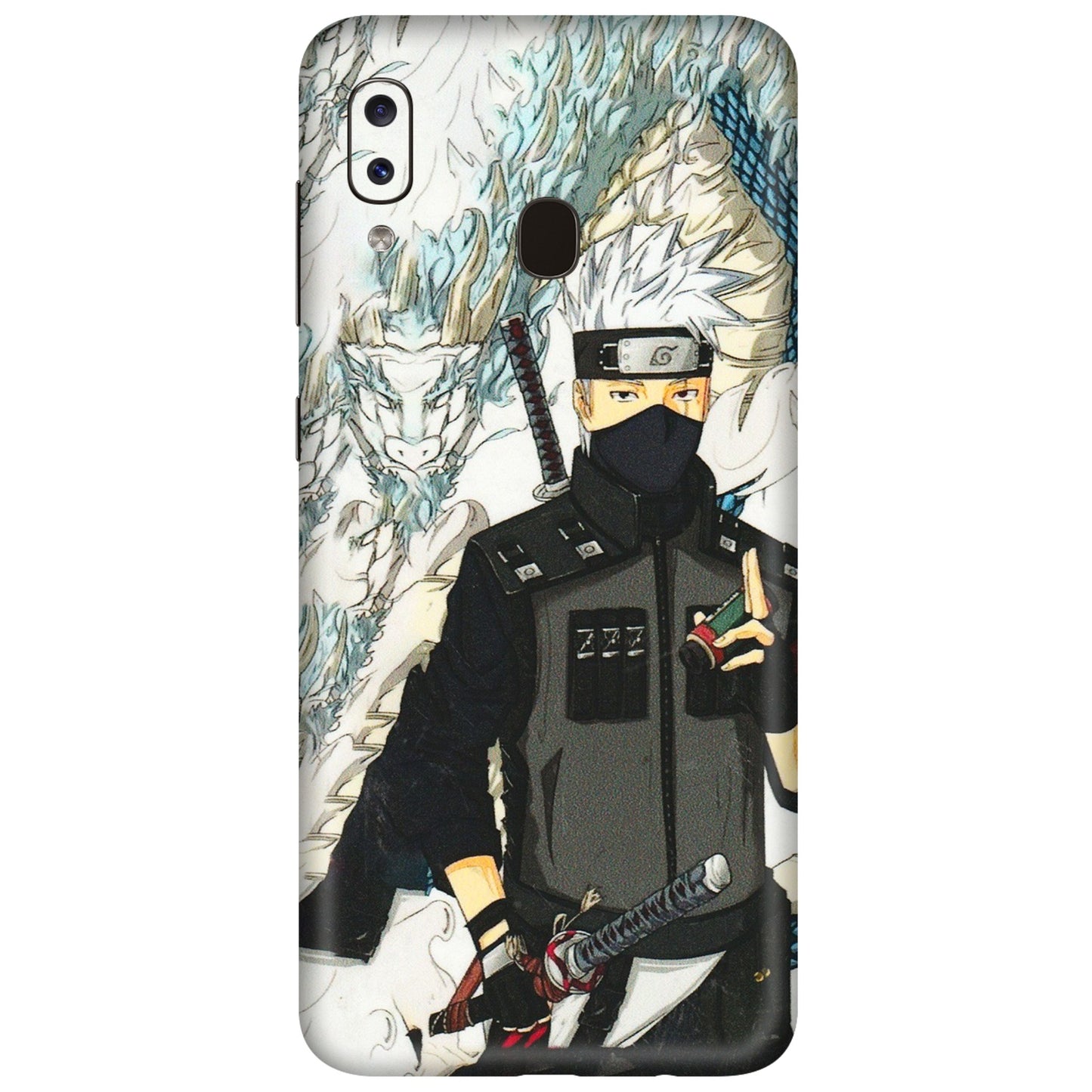 Samsung A/S Series Phone Skins (All Models) - Kakashi Hatake Naruto Anime - 3D Embossed Finish (L-46) Samsung Galaxy A20