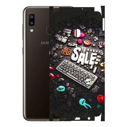 Samsung A/S Series Phone Skins (All Models) - Gadgets Sale - 3D Embossed Finish (L-50) Samsung Galaxy A20