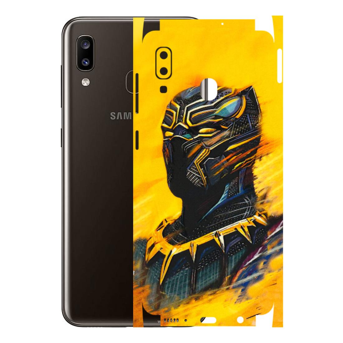 Samsung A/S Series Phone Skins (All Models) - Yellow Panther - 3D Embossed Finish (L-54) Samsung Galaxy A20