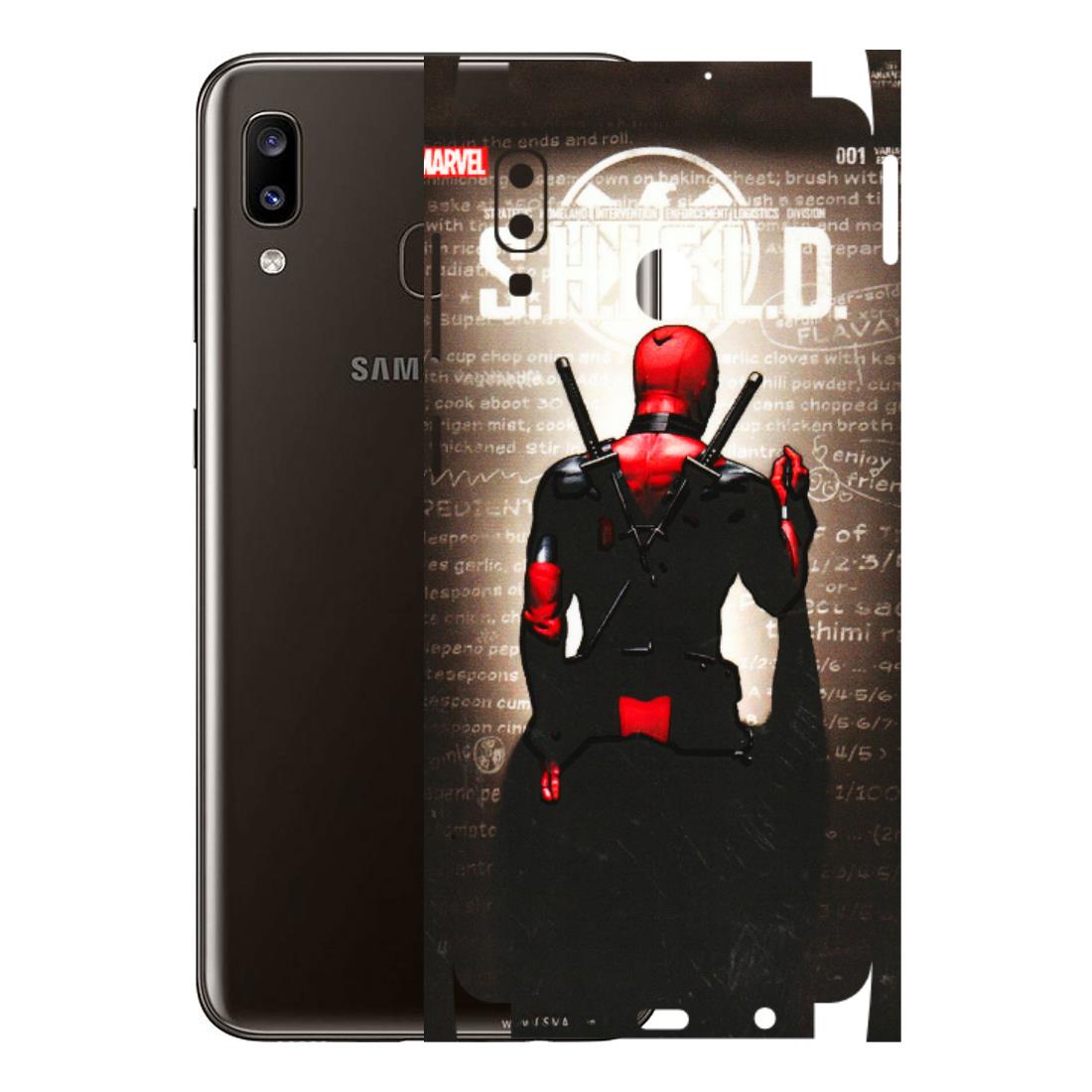 Samsung A/S Series Phone Skins (All Models) - Deadpool - 3D Embossed Finish (L-56) Samsung Galaxy A20
