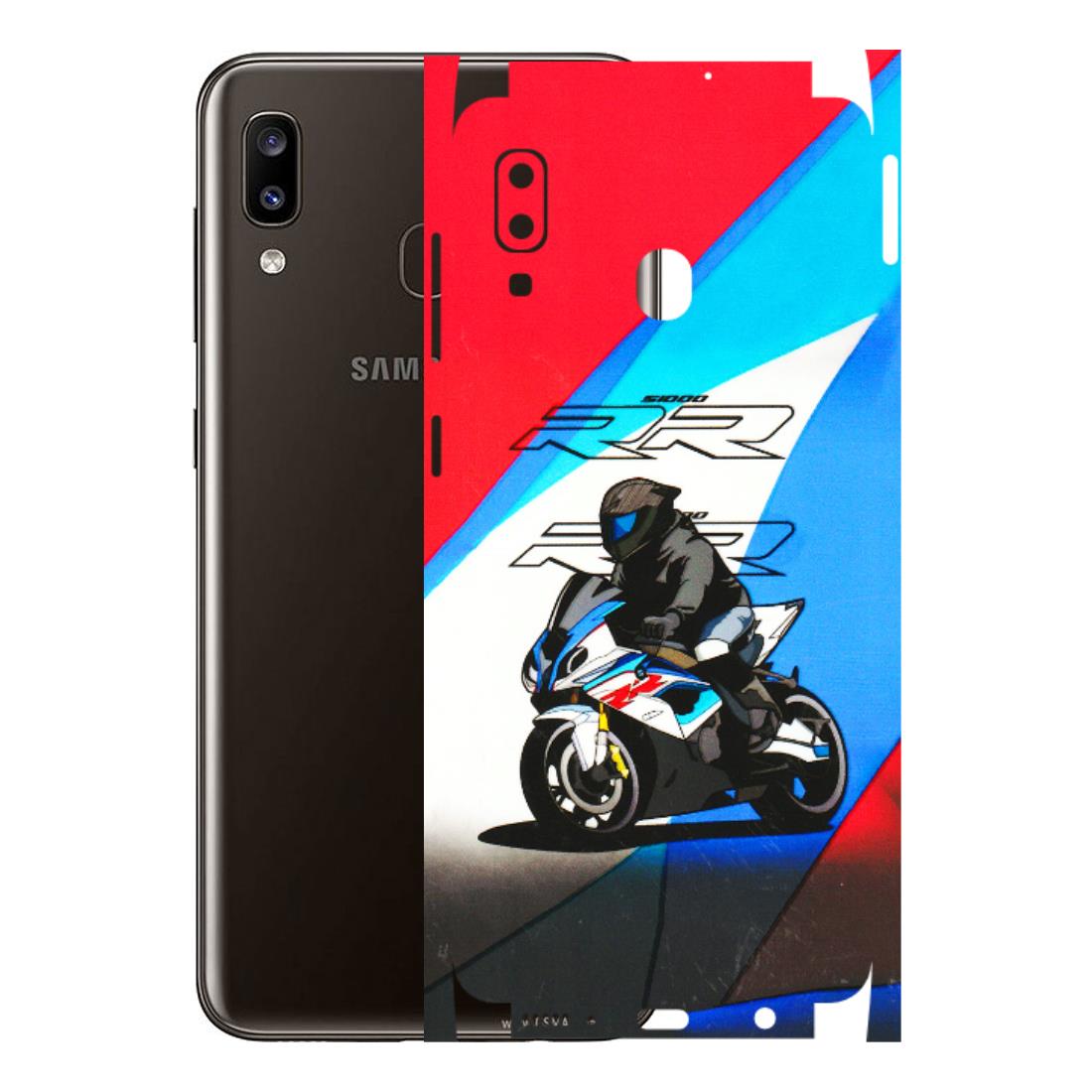 Samsung A/S Series Phone Skins (All Models) - Bikers Love - 3D Embossed Finish (L-58) Samsung Galaxy A20