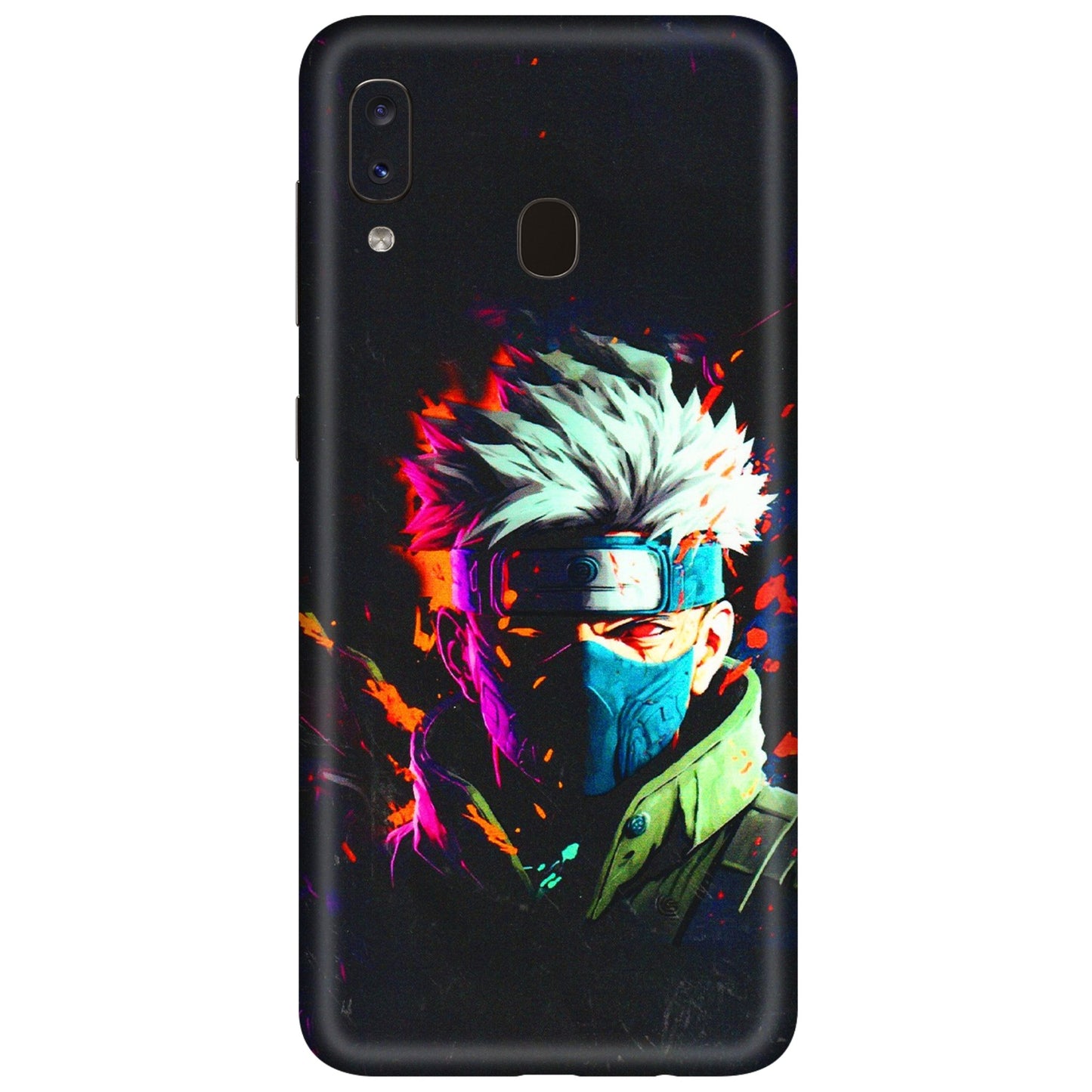 Samsung A/S Series Phone Skins (All Models) - Anime Cool Character - 3D Embossed Finish (L-59) Samsung Galaxy A20