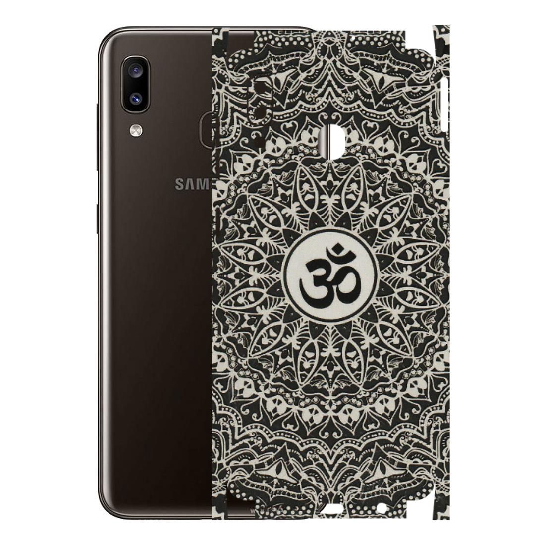 Samsung A/S Series Phone Skins (All Models) - Aum Elegant Mandala - 3D Embossed Finish (L-62) Samsung Galaxy A20