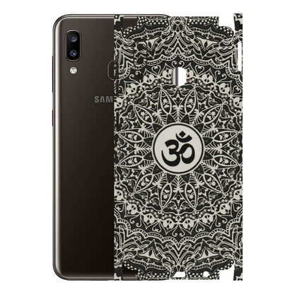 Samsung A/S Series Phone Skins (All Models) - Aum Elegant Mandala - 3D Embossed Finish (L-62) Samsung Galaxy A20