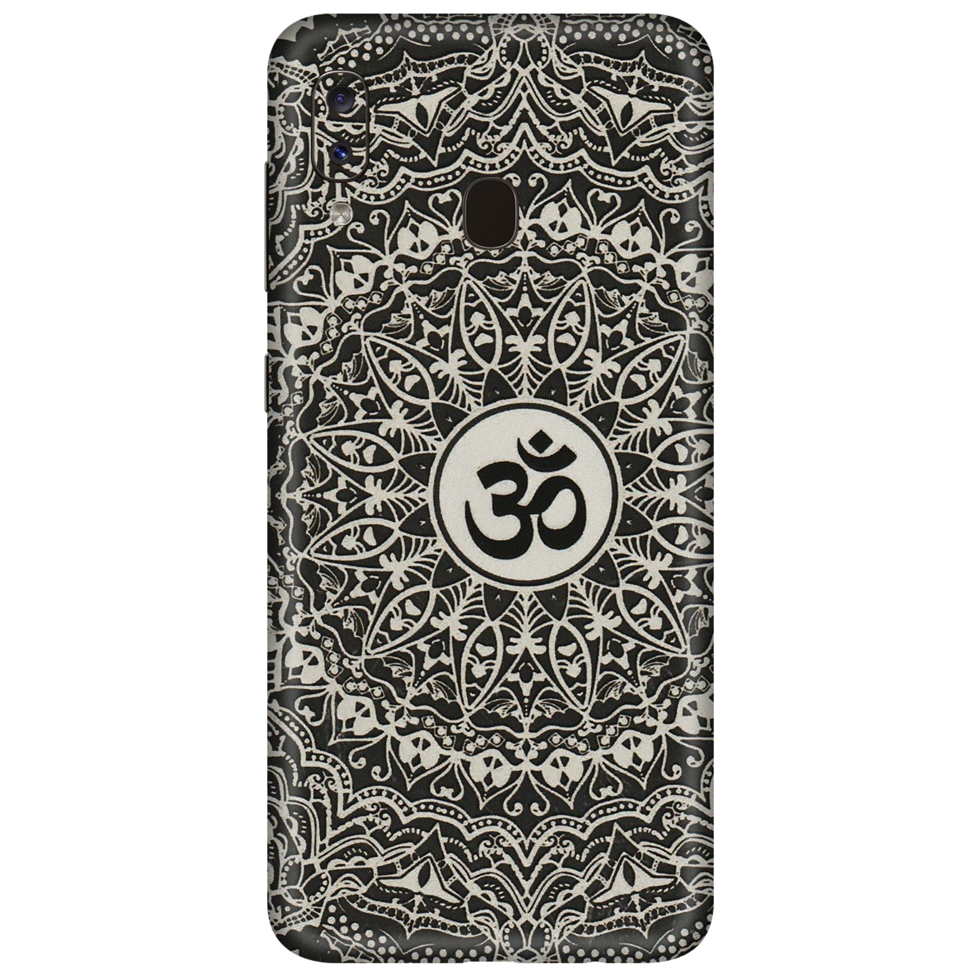 Samsung A/S Series Phone Skins (All Models) - Aum Elegant Mandala - 3D Embossed Finish (L-62) Samsung Galaxy A20