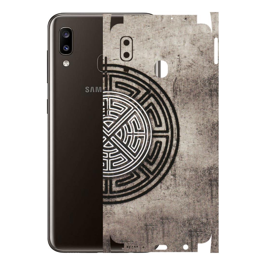 Samsung A/S Series Phone Skins (All Models) - Mysterious Circular Design - 3D Embossed Finish (L-63) Samsung Galaxy A20