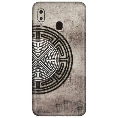 Samsung A/S Series Phone Skins (All Models) - Mysterious Circular Design - 3D Embossed Finish (L-63) Samsung Galaxy A20