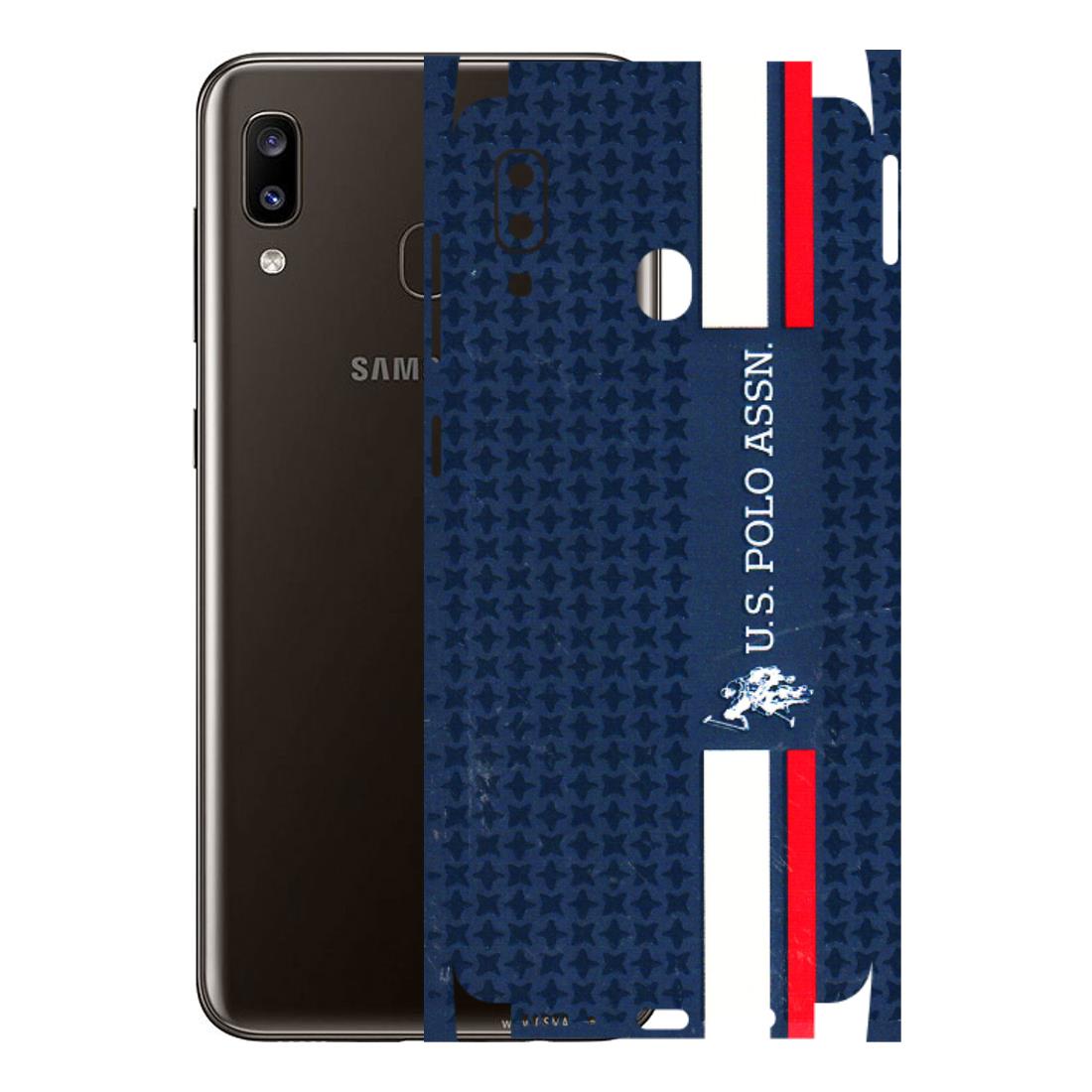 Samsung A/S Series Phone Skins (All Models) - US POLO Designer Brand - 3D Embossed Finish (L-65) Samsung Galaxy A20