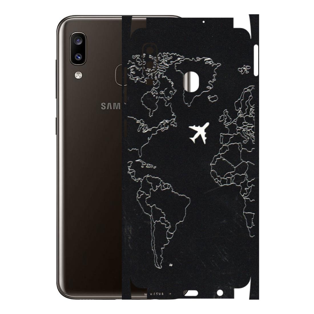 Samsung A/S Series Phone Skins (All Models) - Never Ending Travel - 3D Embossed Finish (L-79) Samsung Galaxy A20