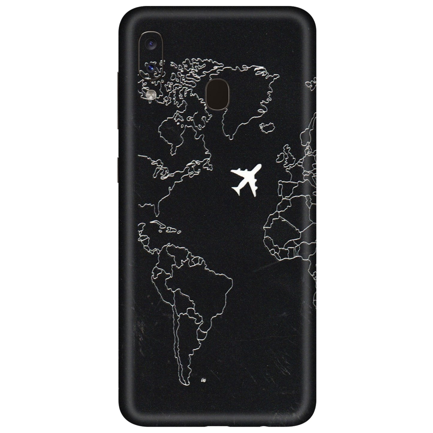Samsung A/S Series Phone Skins (All Models) - Never Ending Travel - 3D Embossed Finish (L-79) Samsung Galaxy A20