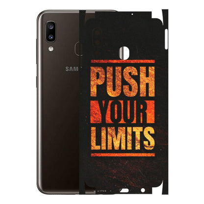 Samsung A/S Series Phone Skins (All Models) - Push Your Limits - Matte Finish (M-118) Samsung Galaxy A20