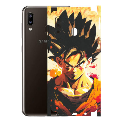 Samsung A/S Series Phone Skins (All Models) - Angry Goku - Matte Finish (M-12) Samsung Galaxy A20