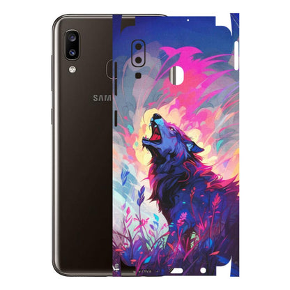 Samsung A/S Series Phone Skins (All Models) - New Wild Wolf Abstract - Matte Finish (M-125) Samsung Galaxy A20