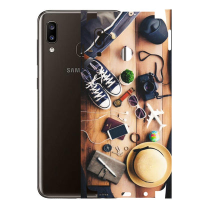 Samsung A/S Series Phone Skins (All Models) - Travel Wanderlust - Matte Finish (M-133) Samsung Galaxy A20