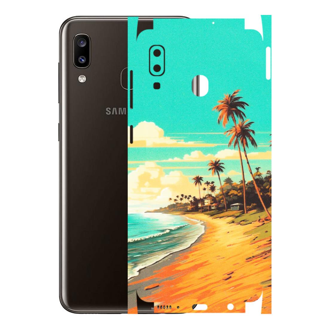Samsung A/S Series Phone Skins (All Models) - Miami Beach - Matte Finish (M-136) Samsung Galaxy A20