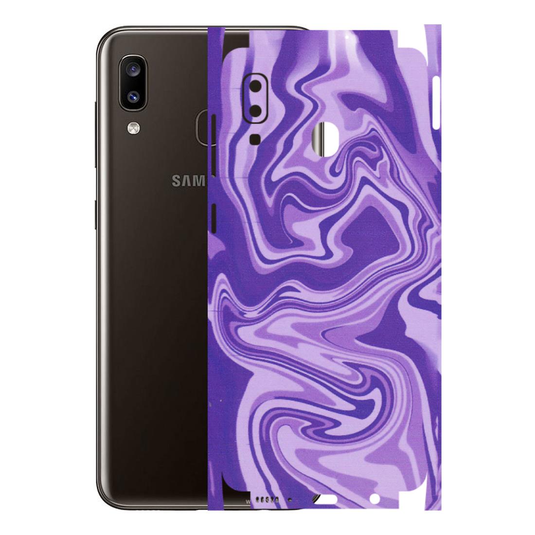 Samsung A/S Series Phone Skins (All Models) - Hazy Purple Nights - Matte Finish (M-14) Samsung Galaxy A20