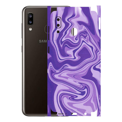 Samsung A/S Series Phone Skins (All Models) - Hazy Purple Nights - Matte Finish (M-14) Samsung Galaxy A20