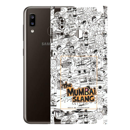Samsung A/S Series Phone Skins (All Models) - The Mumbai Slang - Matte Finish (M-142) Samsung Galaxy A20