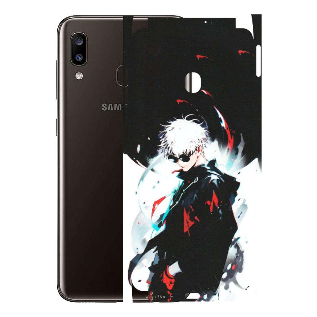 Samsung A/S Series Phone Skins (All Models) - Gojo Powerful Charater Kaisen Anime - Matte Finish (M-144) Samsung Galaxy A20