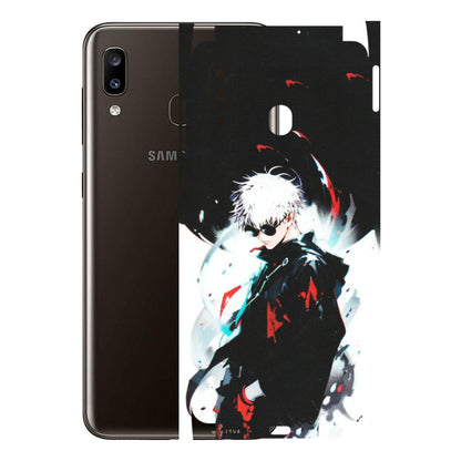 Samsung A/S Series Phone Skins (All Models) - Gojo Powerful Charater Kaisen Anime - Matte Finish (M-144) Samsung Galaxy A20