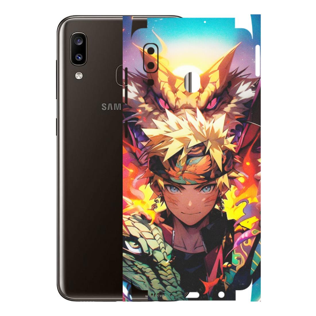 Samsung A/S Series Phone Skins (All Models) - Angry Naruto Anime - Matte Finish (M-148) Samsung Galaxy A20