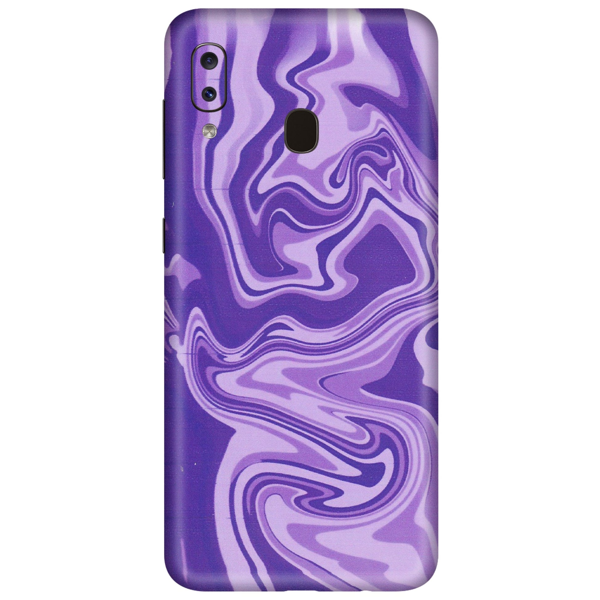 Samsung A/S Series Phone Skins (All Models) - Hazy Purple Nights - Matte Finish (M-14) Samsung Galaxy A20