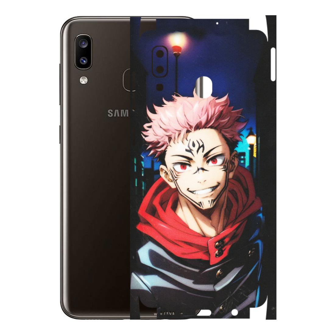 Samsung A/S Series Phone Skins (All Models) - Yuji Itadori Funny Face Anime - Matte Finish (M-152) Samsung Galaxy A20