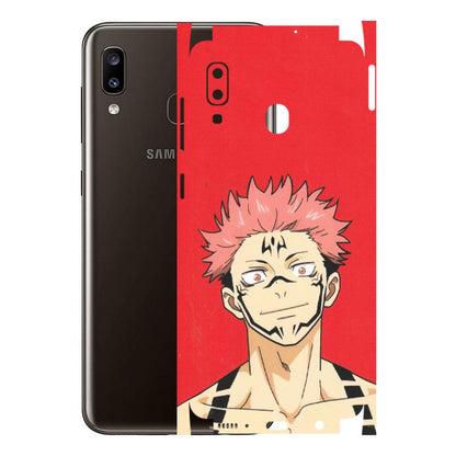 Samsung A/S Series Phone Skins (All Models) - Ryomen Sukuna Fun Anime - Matte Finish (M-153) Samsung Galaxy A20