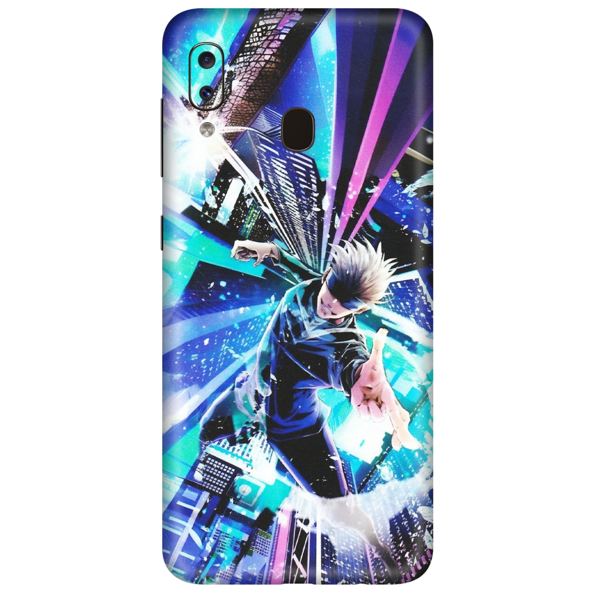 Samsung A/S Series Phone Skins (All Models) - Manga Action Jujustu Kaisen Anime - Matte Finish (M-155) Samsung Galaxy A20