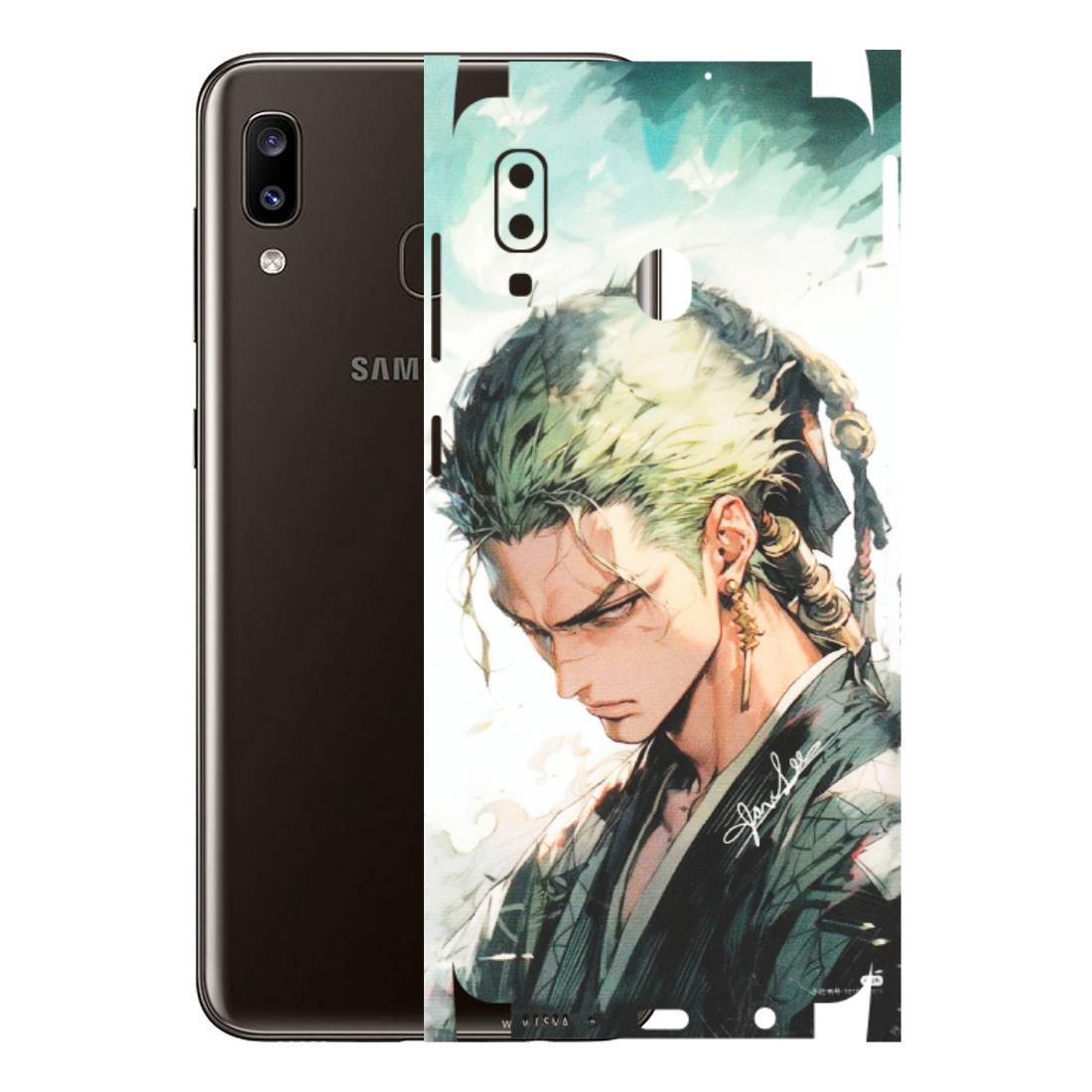 Samsung A/S Series Phone Skins (All Models) - Pirate Hunter One Piece Anime - Matte Finish (M-157) Samsung Galaxy A20