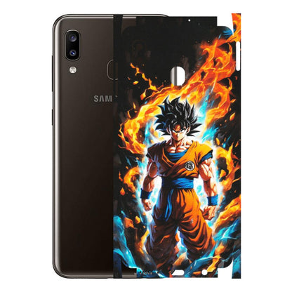 Samsung A/S Series Phone Skins (All Models) - Goku Transformation Anime - Matte Finish (M-159) Samsung Galaxy A20