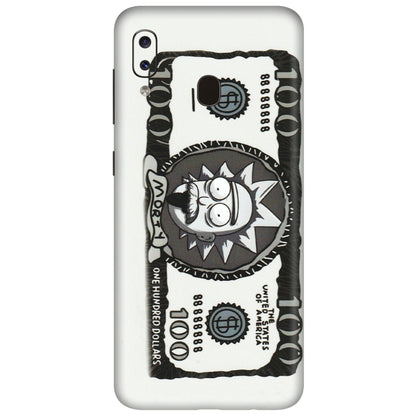 Samsung A/S Series Phone Skins (All Models) - Rick And Morty Hundred Dollar Anime - Matte Finish (M-161) Samsung Galaxy A20
