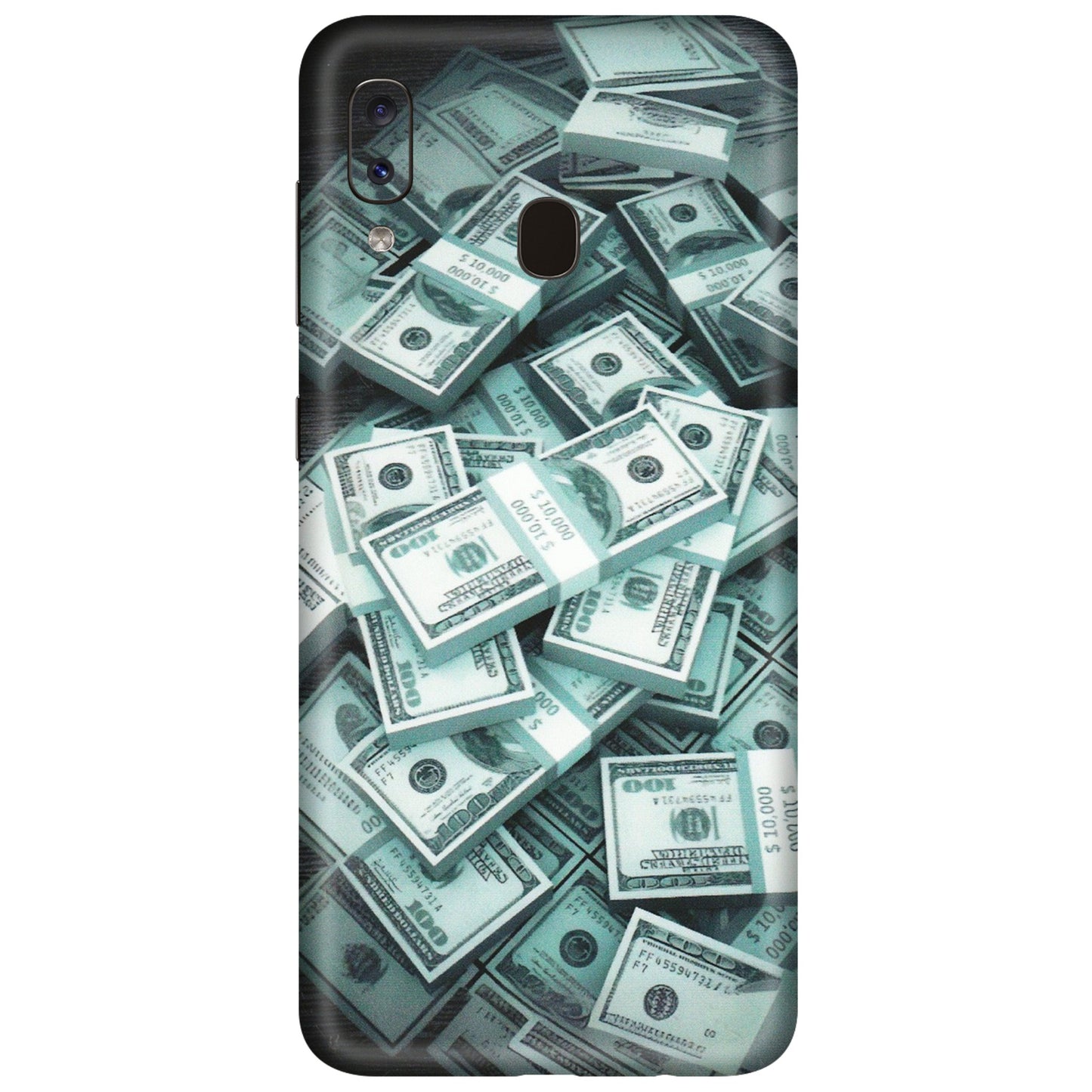 Samsung A/S Series Phone Skins (All Models) - Hundred Dollar Bill - Matte Finish (M-162) Samsung Galaxy A20