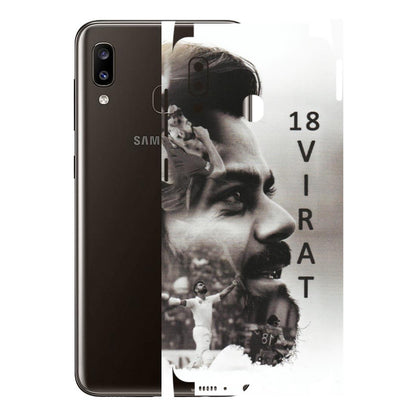 Samsung A/S Series Phone Skins (All Models) - Virat Kohli Cricketer - Matte Finish (M-163) Samsung Galaxy A20