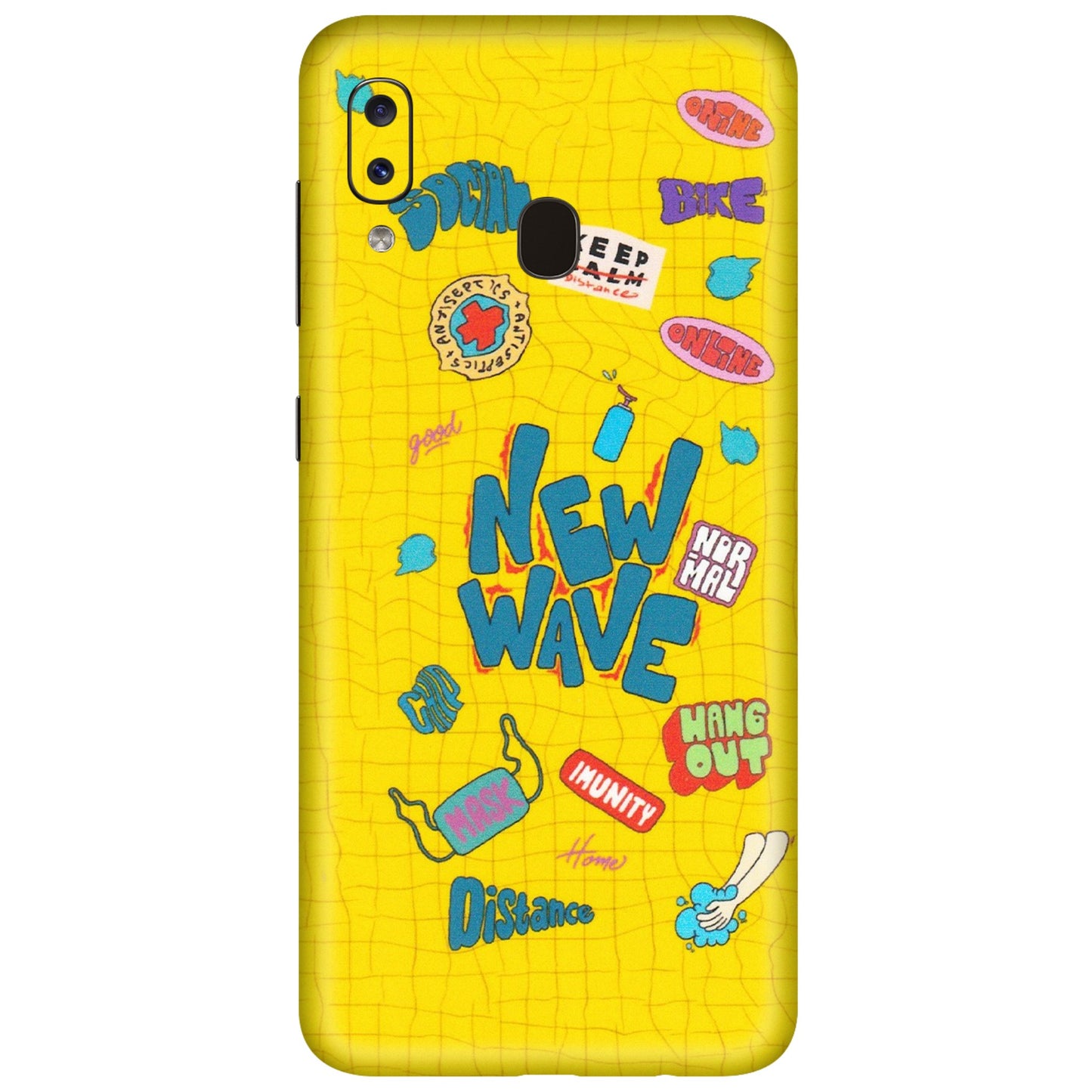 Samsung A/S Series Phone Skins (All Models) - New Wave Life - Matte Finish (M-17) Samsung Galaxy A20