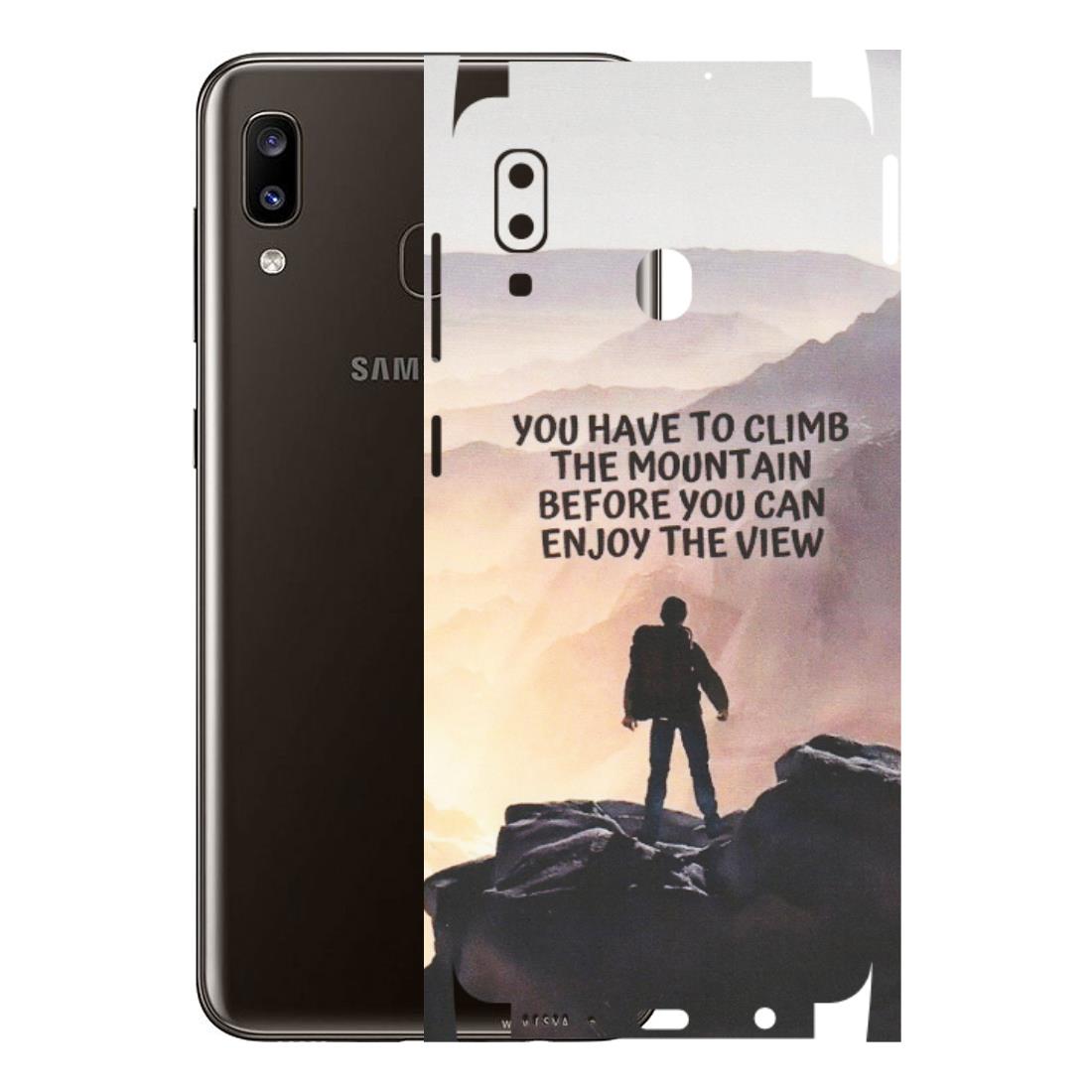 Samsung A/S Series Phone Skins (All Models) - Motivational Hiking Mountain - Matte Finish (M-28) Samsung Galaxy A20