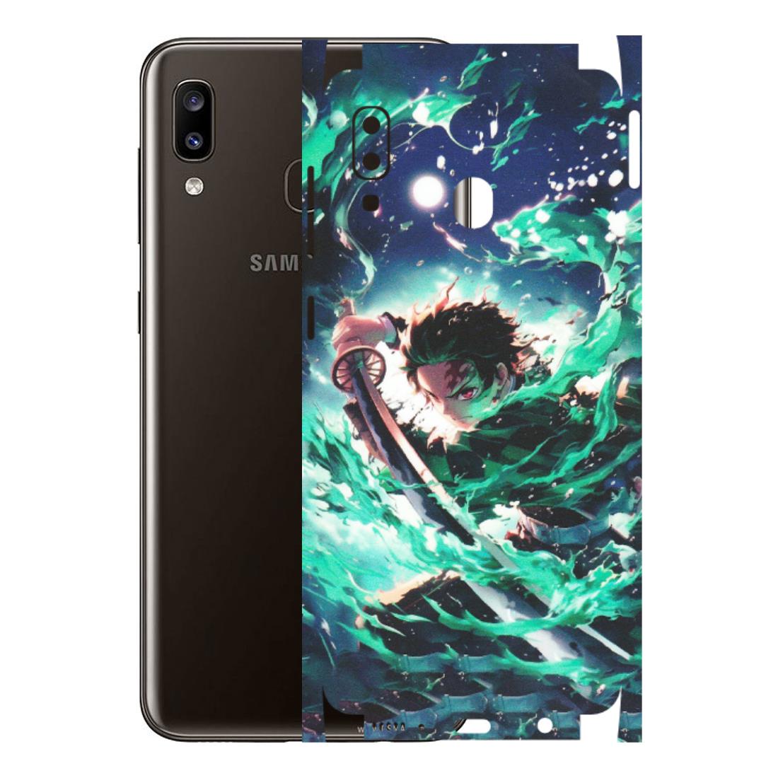 Samsung A/S Series Phone Skins (All Models) - Sword Fighter Anime - Matte Finish (M-29) Samsung Galaxy A20