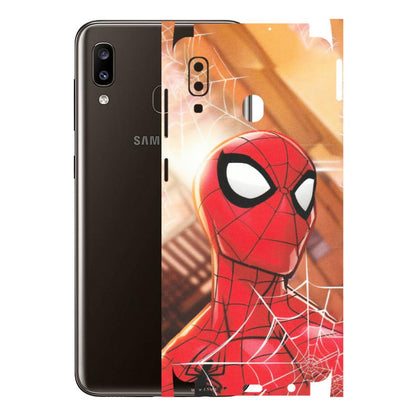 Samsung A/S Series Phone Skins (All Models) - Spiderman Face New - Matte Finish (M-41) Samsung Galaxy A20